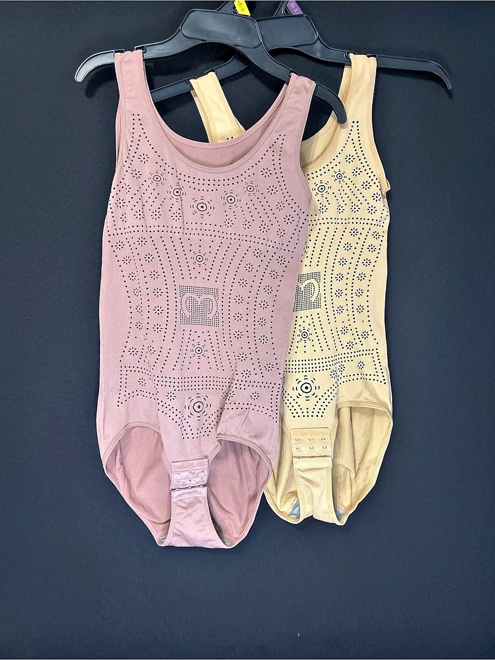 2-Piece Pink & Yellow Bodysuit Set